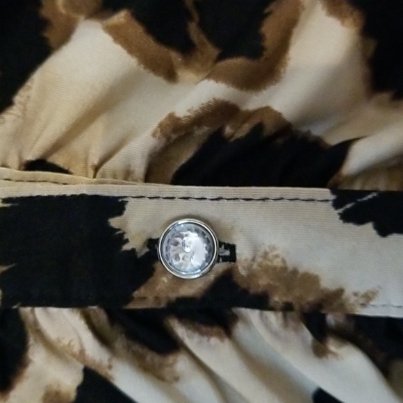 INC leppard button down top size small - Picture 4 of 6